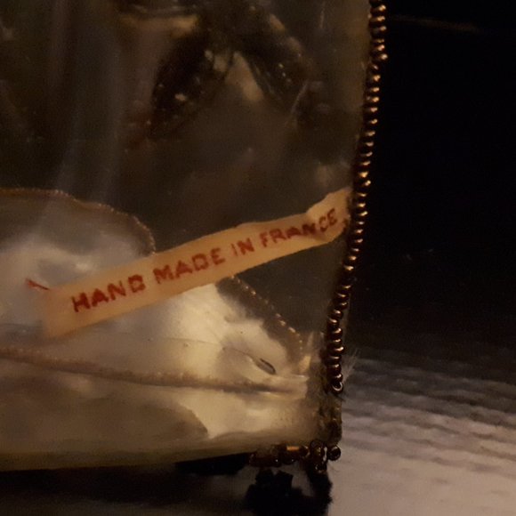 Rare Vintage 1940's Handmade Clear Clutch - Picture 5 of 16
